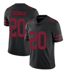 Men Sanfrancisco 49ers #20 Ambry Thomas Black Vapor Limited Jersey Men Sanfrancisco 49ers #20 Ambry Thomas Black Vapor Limited Jersey