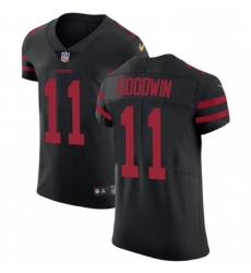Mens Nike San Francisco 49ers 11 Marquise Goodwin Black Alternate Vapor Untouchable Elite Player NFL Jersey Mens Nike San Francisco 49ers 11 Marquise Goodwin Black Alternate Vapor Untouchable Elite Player NFL Jersey