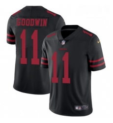 Mens Nike San Francisco 49ers 11 Marquise Goodwin Black Vapor Untouchable Limited Player NFL Jersey Mens Nike San Francisco 49ers 11 Marquise Goodwin Black Vapor Untouchable Limited Player NFL Jersey