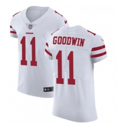 Mens Nike San Francisco 49ers 11 Marquise Goodwin White Vapor Untouchable Elite Player NFL Jersey Mens Nike San Francisco 49ers 11 Marquise Goodwin White Vapor Untouchable Elite Player NFL Jersey