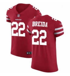 Mens Nike San Francisco 49ers 22 Matt Breida Red Team Color Vapor Untouchable Elite Player NFL Jersey Mens Nike San Francisco 49ers 22 Matt Breida Red Team Color Vapor Untouchable Elite Player NFL Jersey