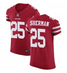 Mens Nike San Francisco 49ers 25 Richard Sherman Red Team Color Vapor Untouchable Elite Player NFL Jersey Mens Nike San Francisco 49ers 25 Richard Sherman Red Team Color Vapor Untouchable Elite Player NFL Jersey