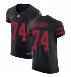 Mens Nike San Francisco 49ers 74 Joe Staley Black Alternate Vapor Untouchable Elite Player NFL Jersey Mens Nike San Francisco 49ers 74 Joe Staley Black Alternate Vapor Untouchable Elite Player NFL Jersey
