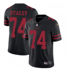 Mens Nike San Francisco 49ers 74 Joe Staley Black Vapor Untouchable Limited Player NFL Jersey Mens Nike San Francisco 49ers 74 Joe Staley Black Vapor Untouchable Limited Player NFL Jersey