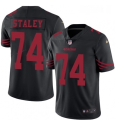 Mens Nike San Francisco 49ers 74 Joe Staley Limited Black Rush Vapor Untouchable NFL Jersey Mens Nike San Francisco 49ers 74 Joe Staley Limited Black Rush Vapor Untouchable NFL Jersey