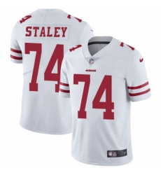 Mens Nike San Francisco 49ers 74 Joe Staley White Vapor Untouchable Limited Player NFL Jersey Mens Nike San Francisco 49ers 74 Joe Staley White Vapor Untouchable Limited Player NFL Jersey