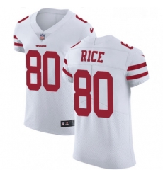 Mens Nike San Francisco 49ers 80 Jerry Rice White Vapor Untouchable Elite Player NFL Jersey Mens Nike San Francisco 49ers 80 Jerry Rice White Vapor Untouchable Elite Player NFL Jersey