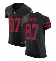 Mens Nike San Francisco 49ers 87 Dwight Clark Black Alternate Vapor Untouchable Elite Player NFL Jersey Mens Nike San Francisco 49ers 87 Dwight Clark Black Alternate Vapor Untouchable Elite Player NFL Jersey