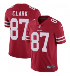Mens Nike San Francisco 49ers 87 Dwight Clark Red Team Color Vapor Untouchable Limited Player NFL Jersey Mens Nike San Francisco 49ers 87 Dwight Clark Red Team Color Vapor Untouchable Limited Player NFL Jersey