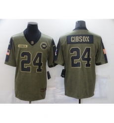 Men's San Francisco 49ers #24 Team Antonio Gibson Nike Olive 2021 Salute To Service Limited Player Jersey Men's San Francisco 49ers #24 Team Antonio Gibson Nike Olive 2021 Salute To Service Limited Player Jersey