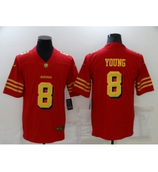 Men's San Francisco 49ers #8 Steve Young Red Gold Untouchable Limited Jersey Men's San Francisco 49ers #8 Steve Young Red Gold Untouchable Limited Jersey