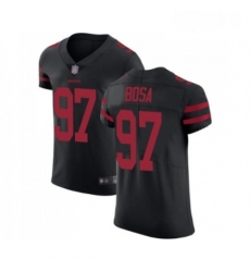 Mens San Francisco 49ers 97 Nick Bosa Black Alternate Vapor Untouchable Elite Player Football Jersey Mens San Francisco 49ers 97 Nick Bosa Black Alternate Vapor Untouchable Elite Player Football Jersey