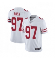 Mens San Francisco 49ers 97 Nick Bosa White Vapor Untouchable Limited Player Football Jersey Mens San Francisco 49ers 97 Nick Bosa White Vapor Untouchable Limited Player Football Jersey