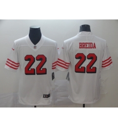 Men's San Francisco 49ers Matt Breida 22 White Nike Scarlet Player Limited Jersey Men's San Francisco 49ers Matt Breida 22 White Nike Scarlet Player Limited Jersey
