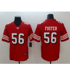 Men's San Francisco 49ers Reuben Foster 56 Red Nike Scarlet Player Limited Jersey Men's San Francisco 49ers Reuben Foster 56 Red Nike Scarlet Player Limited Jersey