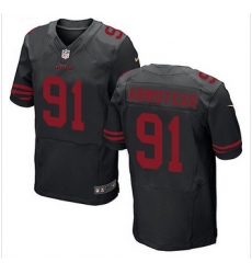 New San Francisco 49ers #91 Arik Armstead Black Alternate Mens Stitched NFL Elite Jersey New San Francisco 49ers #91 Arik Armstead Black Alternate Mens Stitched NFL Elite Jersey