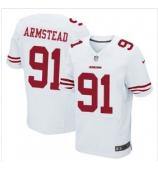 New San Francisco 49ers #91 Arik Armstead White Mens Stitched NFL Elite Jersey New San Francisco 49ers #91 Arik Armstead White Mens Stitched NFL Elite Jersey