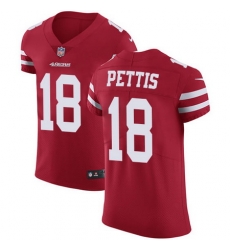 Nike 49ers #18 Dante Pettis Red Team Color Mens Stitched NFL Vapor Untouchable Elite Jersey Nike 49ers #18 Dante Pettis Red Team Color Mens Stitched NFL Vapor Untouchable Elite Jersey