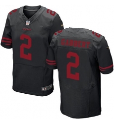Nike 49ers #2 Blaine Gabbert Black Alternate Mens Stitched NFL Elite Jersey Nike 49ers #2 Blaine Gabbert Black Alternate Mens Stitched NFL Elite Jersey