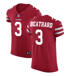 Nike 49ers #3 C J Beathard Red Team Color Mens Stitched NFL Vapor Untouchable Elite Jersey Nike 49ers #3 C J Beathard Red Team Color Mens Stitched NFL Vapor Untouchable Elite Jersey