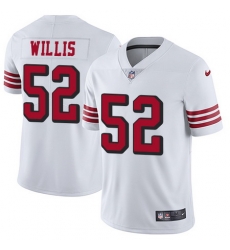 Nike 49ers #52 Patrick Willis White Rush Mens Stitched NFL Vapor Untouchable Limited Jersey Nike 49ers #52 Patrick Willis White Rush Mens Stitched NFL Vapor Untouchable Limited Jersey