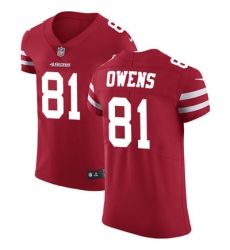 Nike 49ers #81 Terrell Owens Red Team Color Mens Stitched NFL Vapor Untouchable Elite Jersey Nike 49ers #81 Terrell Owens Red Team Color Mens Stitched NFL Vapor Untouchable Elite Jersey