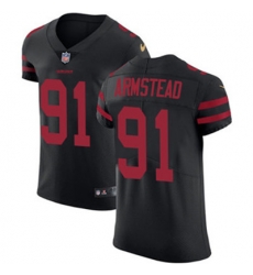 Nike 49ers #91 Arik Armstead Black Alternate Mens Stitched NFL Vapor Untouchable Elite Jersey Nike 49ers #91 Arik Armstead Black Alternate Mens Stitched NFL Vapor Untouchable Elite Jersey