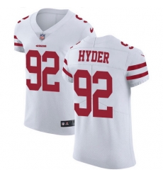 Nike 49ers 92 Kerry Hyder White Men Stitched NFL New Elite Jersey Nike 49ers 92 Kerry Hyder White Men Stitched NFL New Elite Jersey