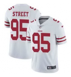 Nike 49ers 95 Kentavius Street White Vapor Untouchable Limited Jersey Nike 49ers 95 Kentavius Street White Vapor Untouchable Limited Jersey