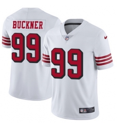 Nike 49ers #99 DeForest Buckner White Rush Mens Stitched NFL Vapor Untouchable Limited Jersey Nike 49ers #99 DeForest Buckner White Rush Mens Stitched NFL Vapor Untouchable Limited Jersey