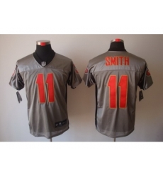 Nike San Francisco 49ers 11 Alex Smith Grey Elite Shadow NFL Jersey Nike San Francisco 49ers 11 Alex Smith Grey Elite Shadow NFL Jersey