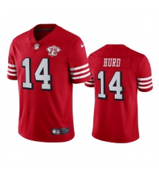 Nike San Francisco 49ers 14 Jalen Hurd Red Rush Men 75th Anniversary Stitched NFL Vapor Untouchable Limited Jersey Nike San Francisco 49ers 14 Jalen Hurd Red Rush Men 75th Anniversary Stitched NFL Vapor Untouchable Limited Jersey