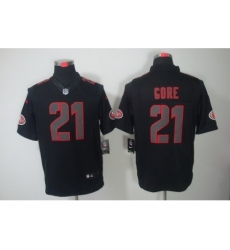 Nike San Francisco 49ers 21 Frank Gore Black Limited Impact NFL Jersey Nike San Francisco 49ers 21 Frank Gore Black Limited Impact NFL Jersey