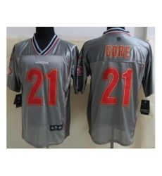 Nike San Francisco 49ers 21 Frank Gore Grey Elite Vapor NFL Jersey Nike San Francisco 49ers 21 Frank Gore Grey Elite Vapor NFL Jersey