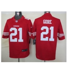 Nike San Francisco 49ers 21 Frank Gore Red Limited NFL Jersey Nike San Francisco 49ers 21 Frank Gore Red Limited NFL Jersey