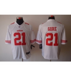 Nike San Francisco 49ers 21 Frank Gore White Limited NFL Jersey Nike San Francisco 49ers 21 Frank Gore White Limited NFL Jersey