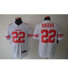 Nike San Francisco 49ers 22 Carlos Rogers White Elite NFL Jersey Nike San Francisco 49ers 22 Carlos Rogers White Elite NFL Jersey
