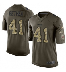 Nike San Francisco 49ers #41 Antoine Bethea Green Men 27s Stitched NFL Limited Salute to Service Jersey Nike San Francisco 49ers #41 Antoine Bethea Green Men 27s Stitched NFL Limited Salute to Service Jersey