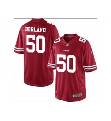 Nike San Francisco 49ers 50 Chris Borland Red Limited NFL Jersey Nike San Francisco 49ers 50 Chris Borland Red Limited NFL Jersey