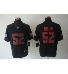 Nike San Francisco 49ers 52 Patrick Willis Black Limited Impact NFL Jersey Nike San Francisco 49ers 52 Patrick Willis Black Limited Impact NFL Jersey