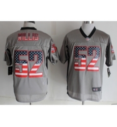 Nike San Francisco 49ers 52 Patrick Willis Grey Elite USA Flag Fashion Shadow NFL Jersey Nike San Francisco 49ers 52 Patrick Willis Grey Elite USA Flag Fashion Shadow NFL Jersey