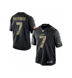 Nike San Francisco 49ers 7 Colin Kaepernick Black Limited Salute To Service NFL Jersey Nike San Francisco 49ers 7 Colin Kaepernick Black Limited Salute To Service NFL Jersey