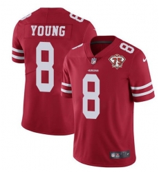 Nike San Francisco 49ers 8 Steve Young Red 75th Anniversary Vapor Untouchable Limited Jersey Nike San Francisco 49ers 8 Steve Young Red 75th Anniversary Vapor Untouchable Limited Jersey