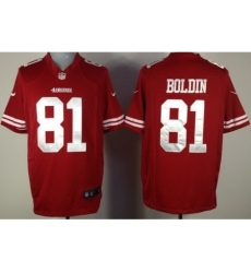Nike San Francisco 49ers 81 Anquan Boldin Red Game NFL Jersey Nike San Francisco 49ers 81 Anquan Boldin Red Game NFL Jersey