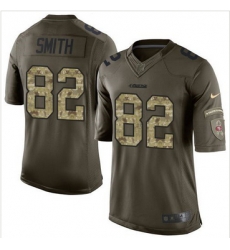 Nike San Francisco 49ers #82 Torrey Smith Green Men 27s Stitched NFL Limited Salute to Service Jersey Nike San Francisco 49ers #82 Torrey Smith Green Men 27s Stitched NFL Limited Salute to Service Jersey
