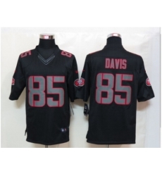 Nike San Francisco 49ers 85 Vernon Davis Black Limited Impact NFL Jersey Nike San Francisco 49ers 85 Vernon Davis Black Limited Impact NFL Jersey