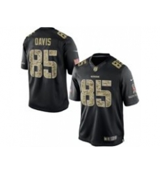 Nike San Francisco 49ers 85 Vernon Davis Black Limited Salute To Service NFL Jersey Nike San Francisco 49ers 85 Vernon Davis Black Limited Salute To Service NFL Jersey