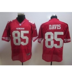 Nike San Francisco 49ers 85 Vernon Davis red Elite NFL Jersey Nike San Francisco 49ers 85 Vernon Davis red Elite NFL Jersey