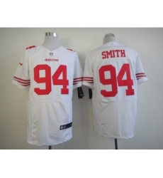 Nike San Francisco 49ers 94 Justin Smith White Elite NFL Jersey Nike San Francisco 49ers 94 Justin Smith White Elite NFL Jersey