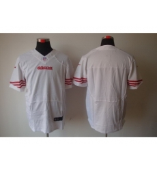Nike San Francisco 49ers Blank White Elite NFL Jersey Nike San Francisco 49ers Blank White Elite NFL Jersey